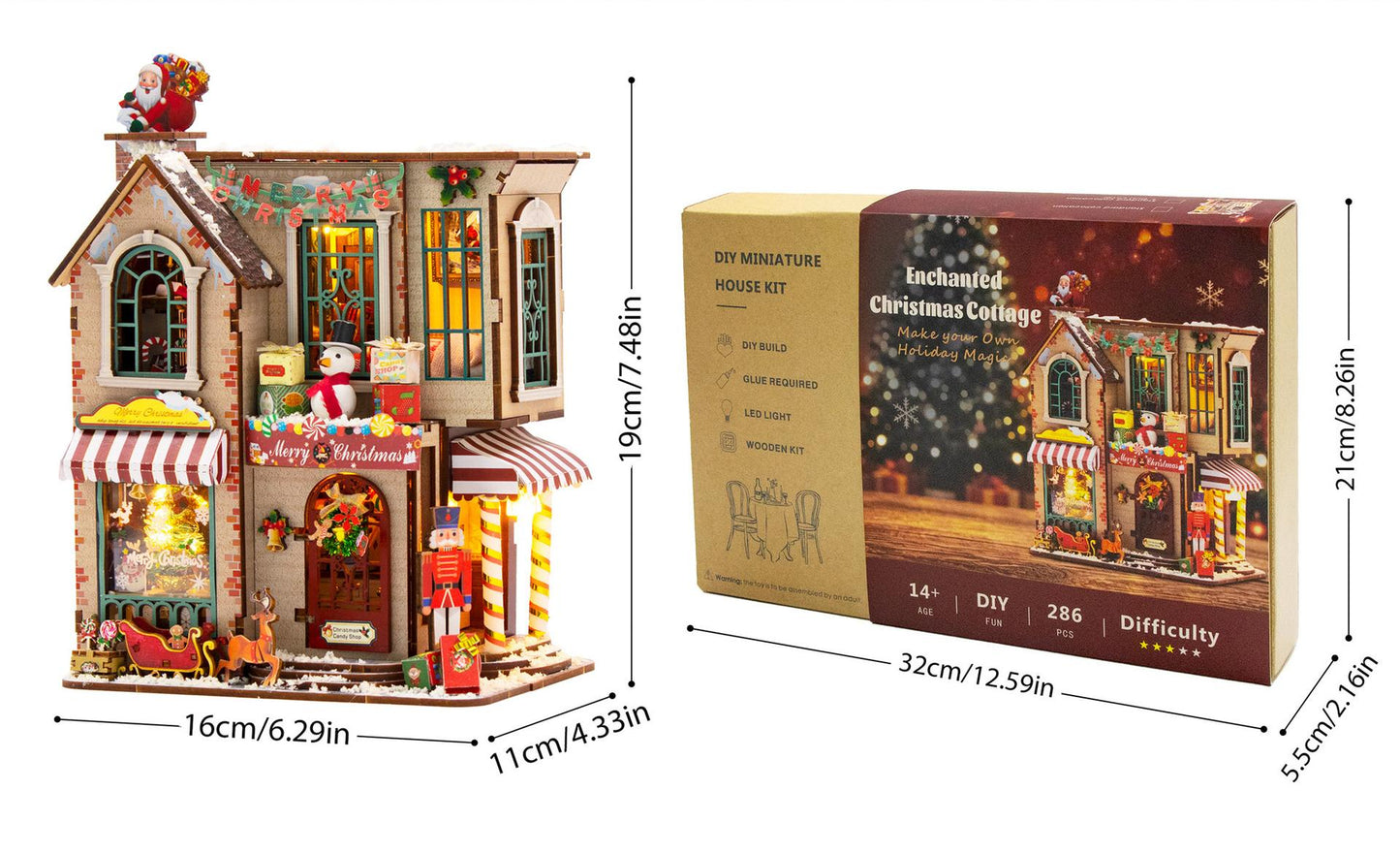 Enchanted Christmas Cottage Kit