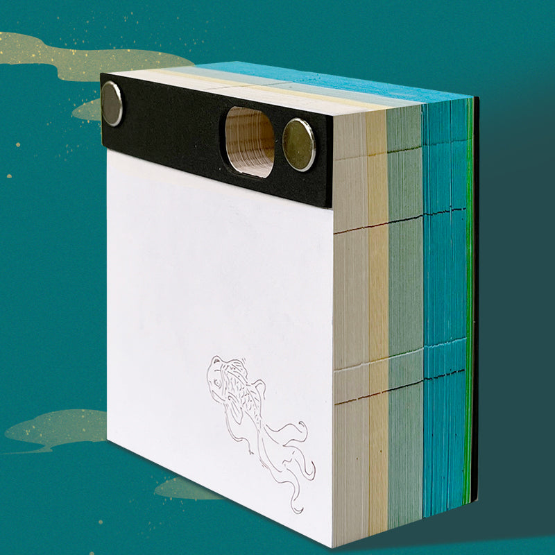 Heavenly Palace 3D memo pad weekly planner gift packaging – NINEGOODS