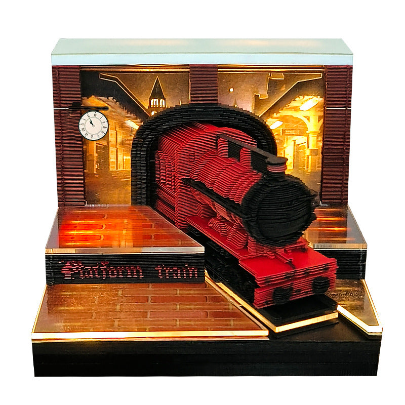 Magic Platform 3D memo pad weekly planner on desk – NINEGOODS