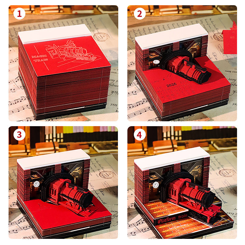 Magic Platform 3D memo pad gift packaging – NINEGOODS