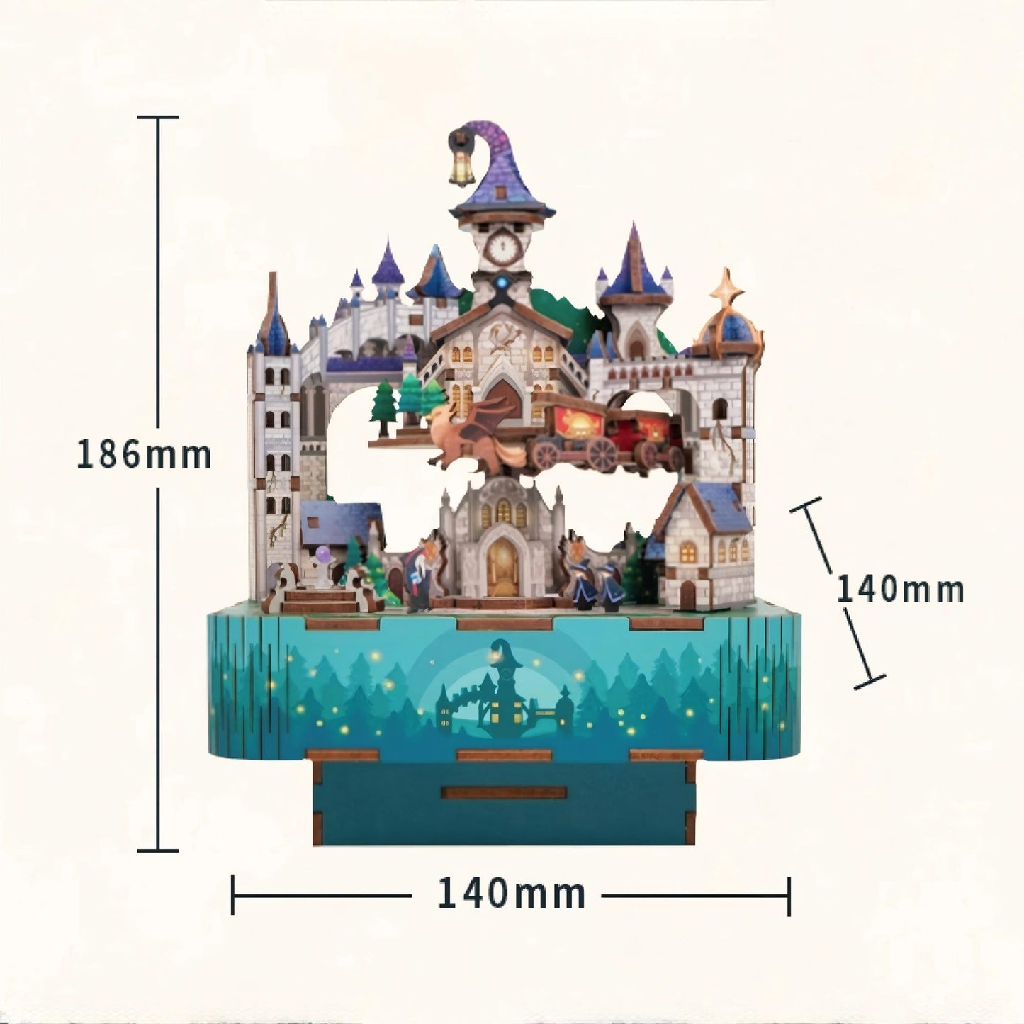 Magic Castle DIY Wooden Music Box