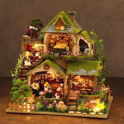 Adventure Forest Wooden Model Kit front view - NINEGOODS