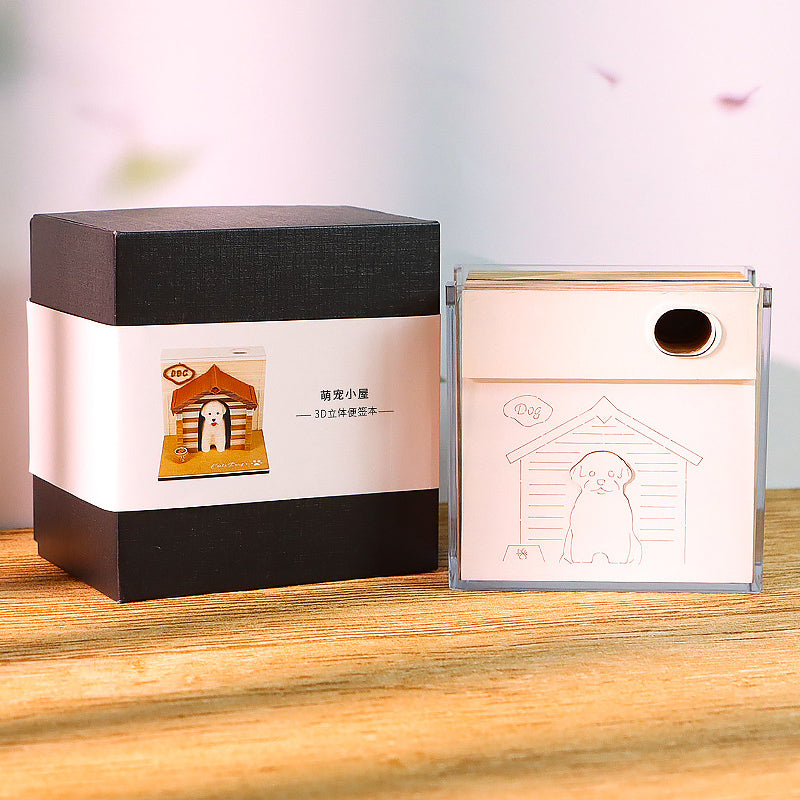 Animal Pet House weekly planner memo pad lifestyle shot – NINEGOODS