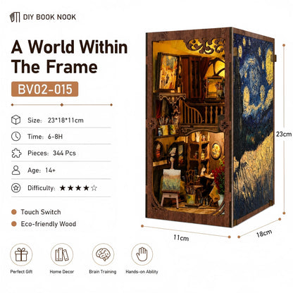 DIY Wooden Book Nook Kit