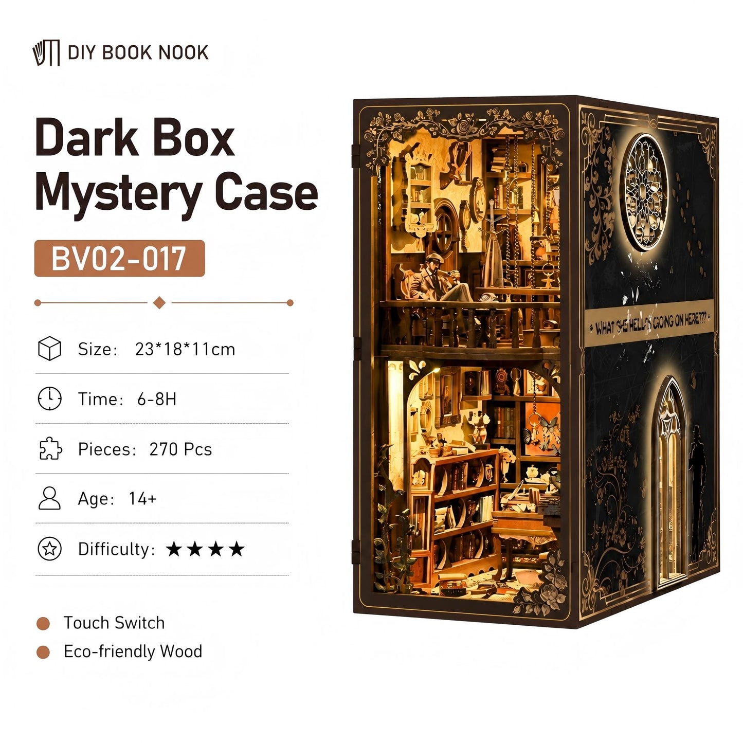DIY Wooden Book Nook Kit