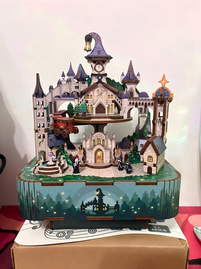 Magic Castle DIY Wooden Music Box