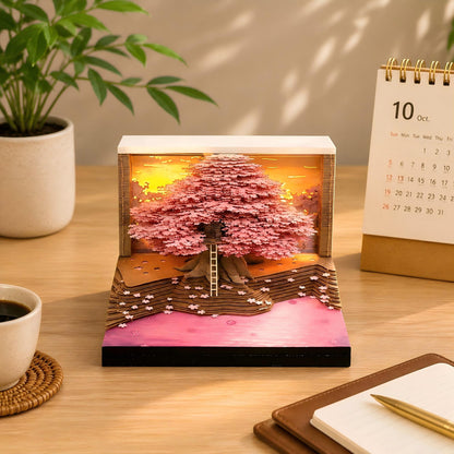 Cherry Blossom 3D Memo Pad