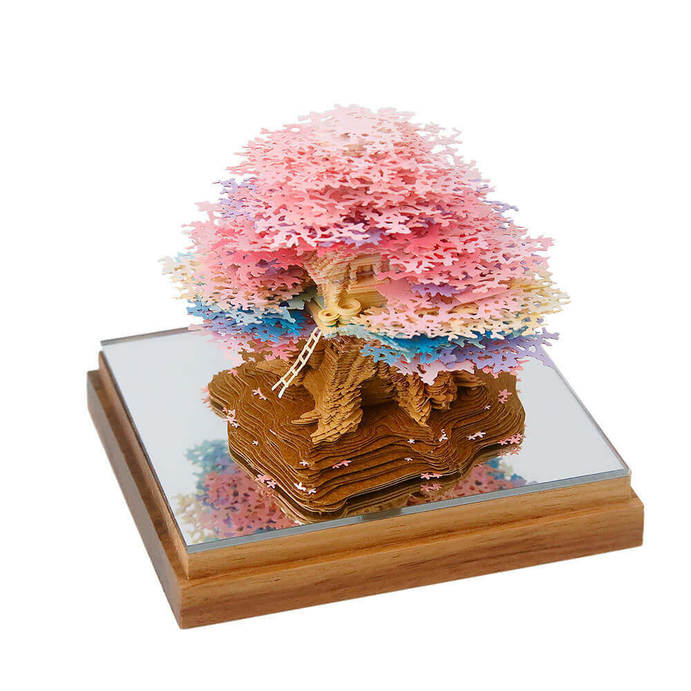 Forest Tree House 3D Memo Pad main by ninegoods