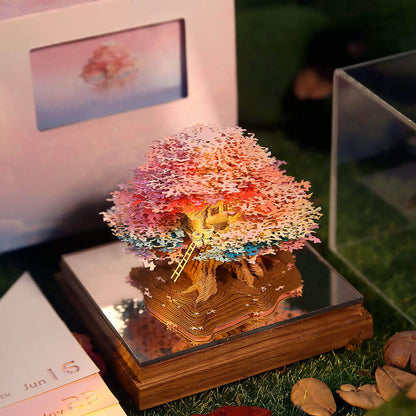 Forest Tree House 3D Memo Pad main view by ninegoods