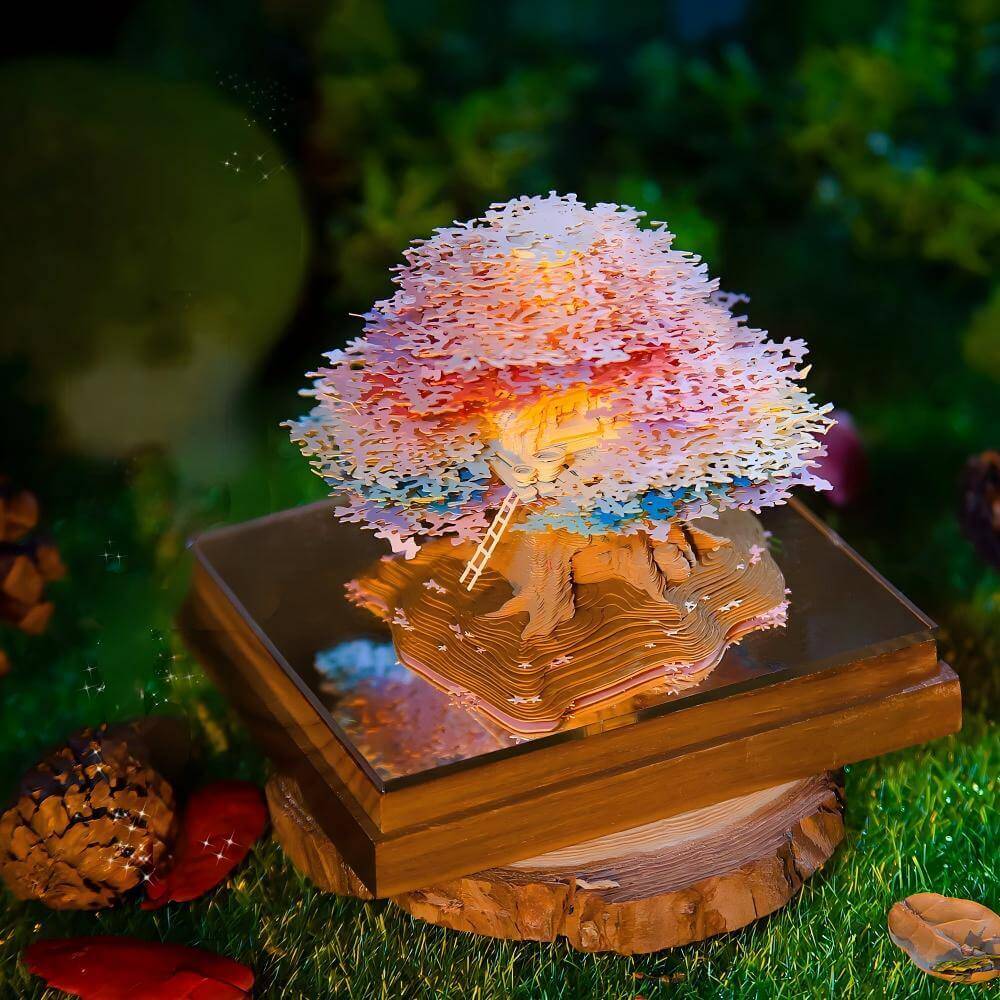 Forest Tree House 3D Memo Pad main view by ninegoods