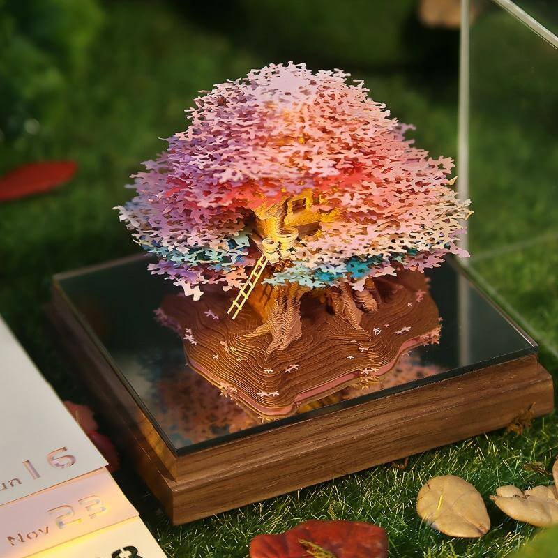 Forest Tree House 3D Memo Pad main view by ninegoods