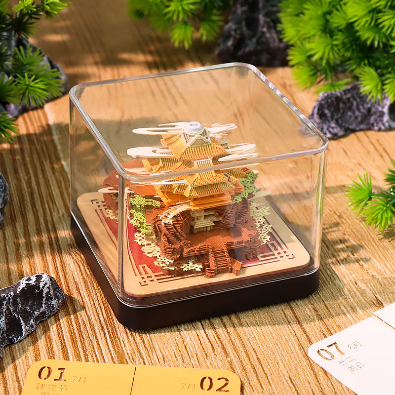 Laojun Mountain Scene view Desk Notepad - NINEGOODS