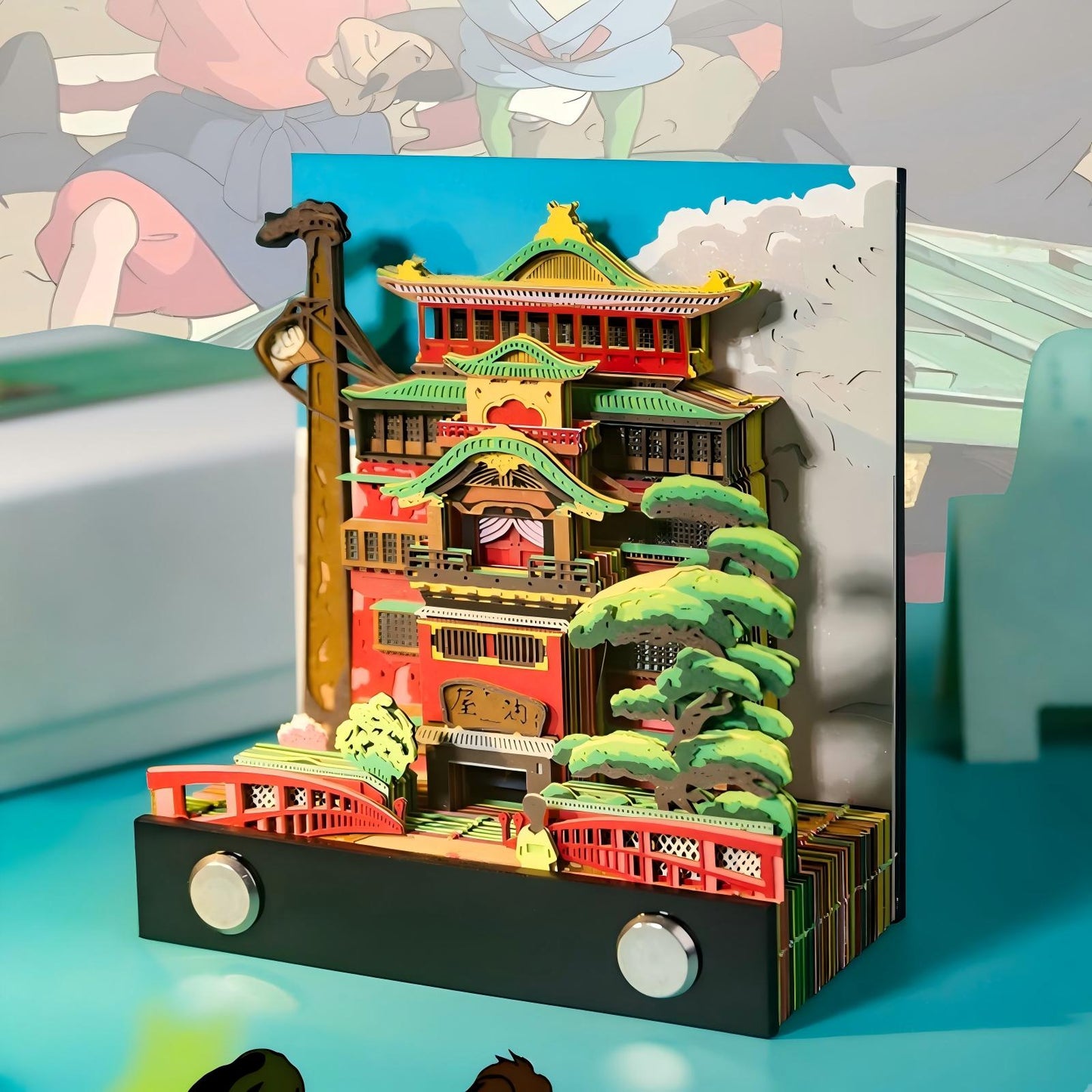 Spirited Away Bathhouse 3D Memo Pad