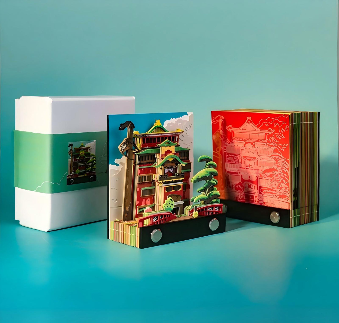 Spirited Away Bathhouse 3D Memo Pad