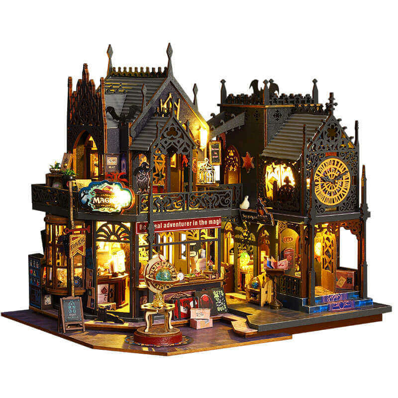 Magic Castle miniature kit on desk – NINEGOODS