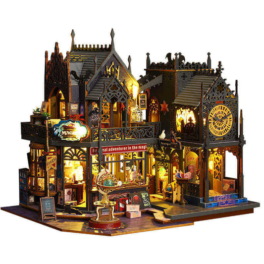 Magic Castle miniature kit on desk – NINEGOODS