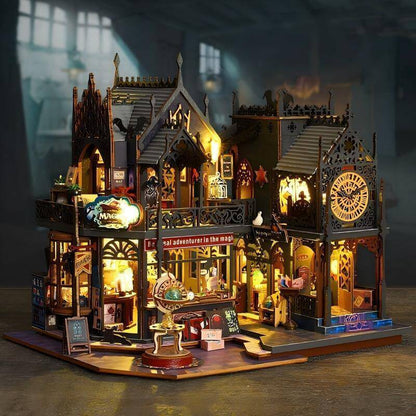 Magic Castle miniature kit detail showing intricate castle architecture