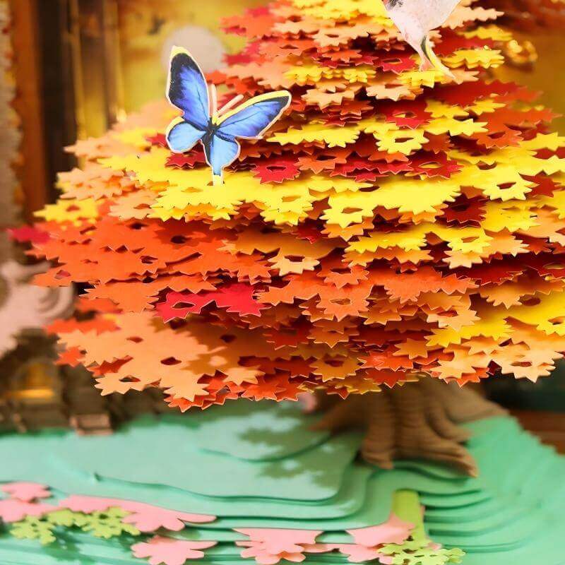 Phoenix Parasol Tree 3D memo pad weekly planner on desk – NINEGOODS
