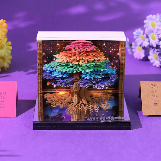 Tree of Life Pop-Up Desk Calendar Main - NINEGOODS