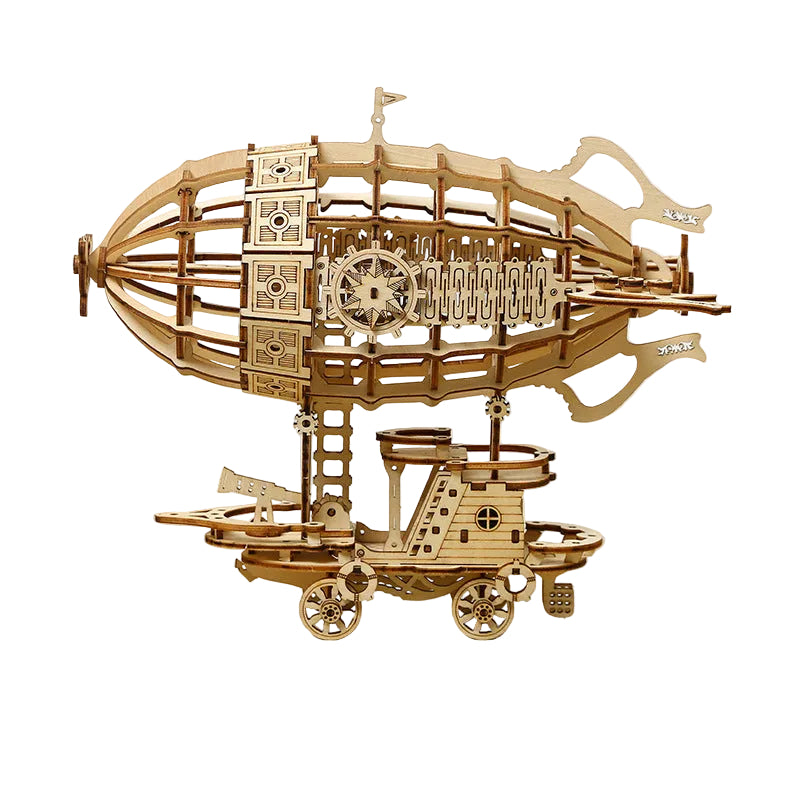 Steampunk Airship mechanical model kit front view – NINEGOODS