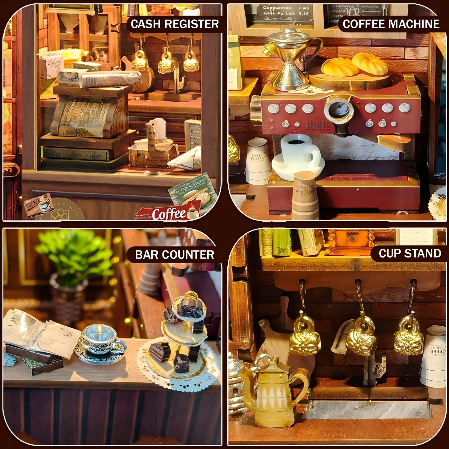 Morning Mist Cafe Book Nook Kit
