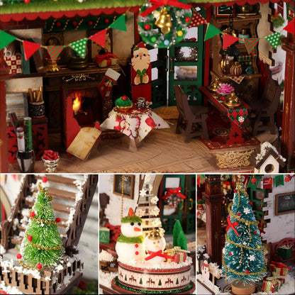Snowy Christmas Lodge Kit