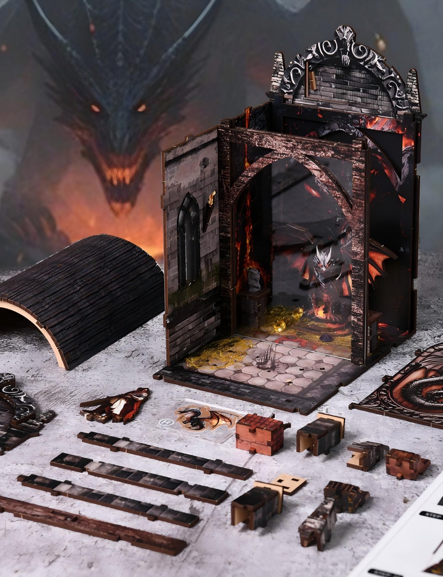 Dragon's Hidden Realm Book Nook Kit