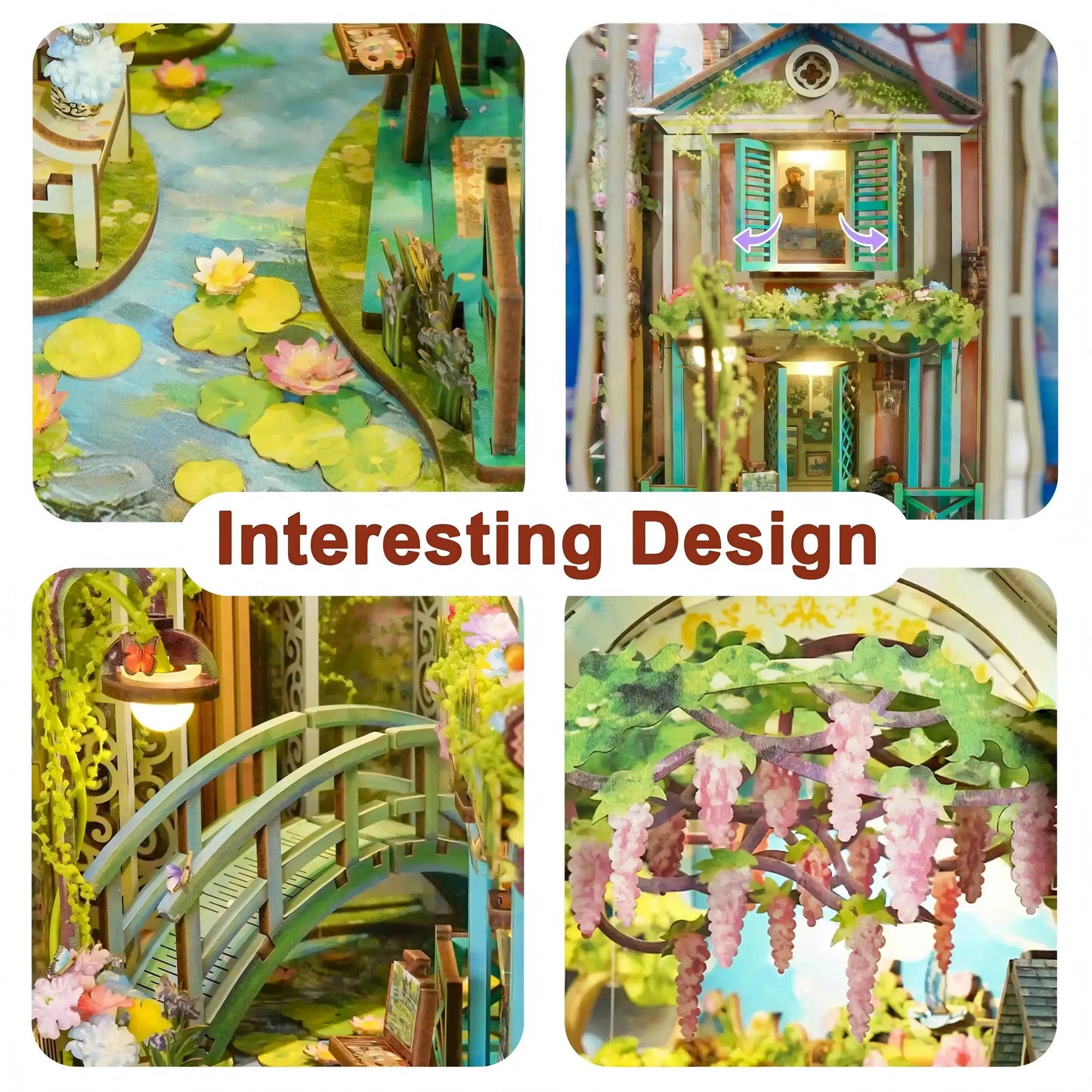 Giverny Garden Book Nook Kit