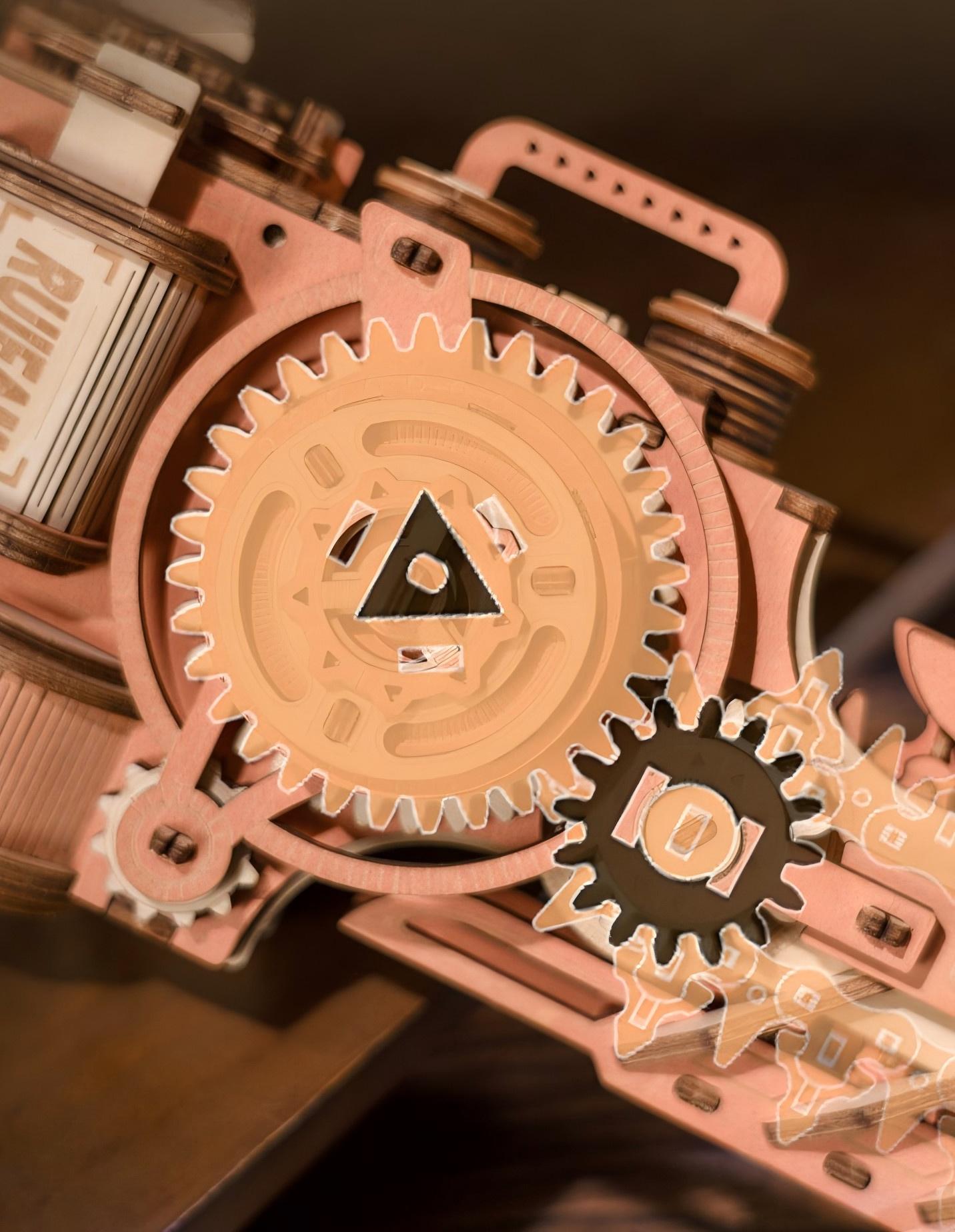Steam Chainsaw Wooden Model Kit
