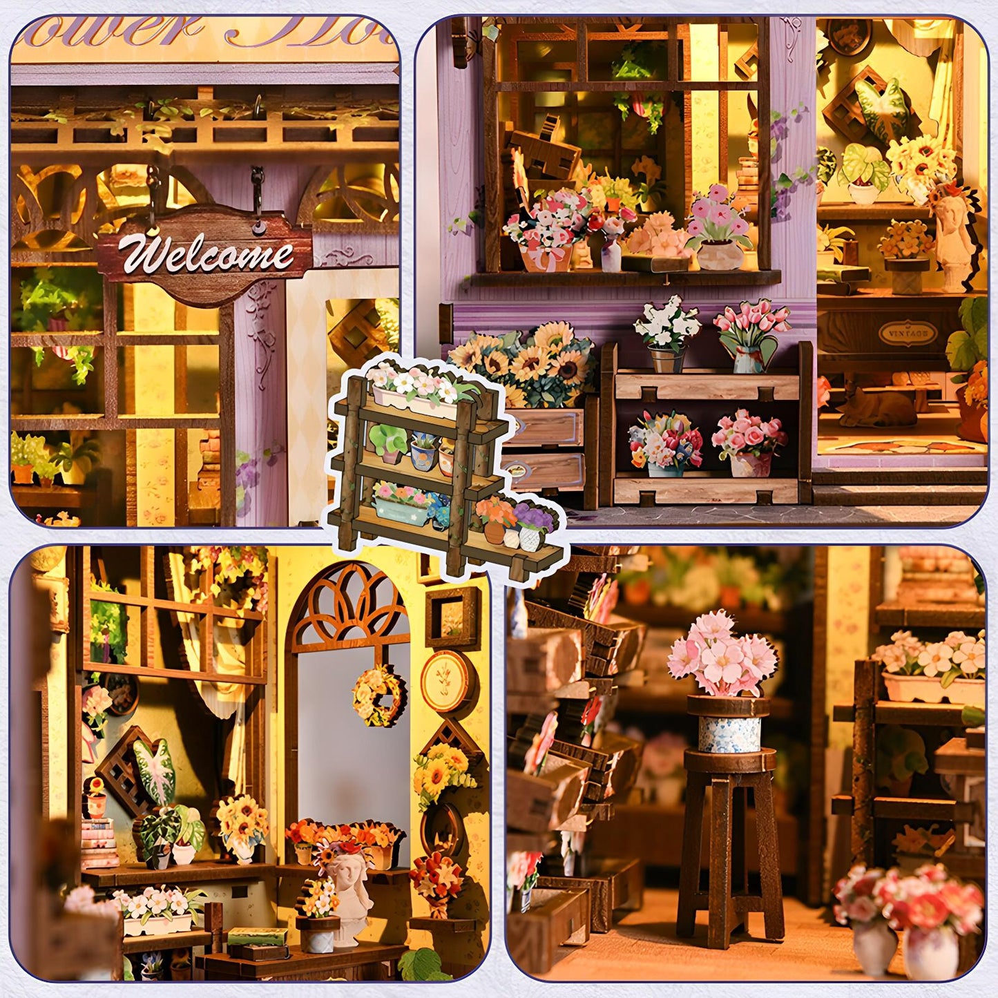 Quiet Corner Flower House Kit
