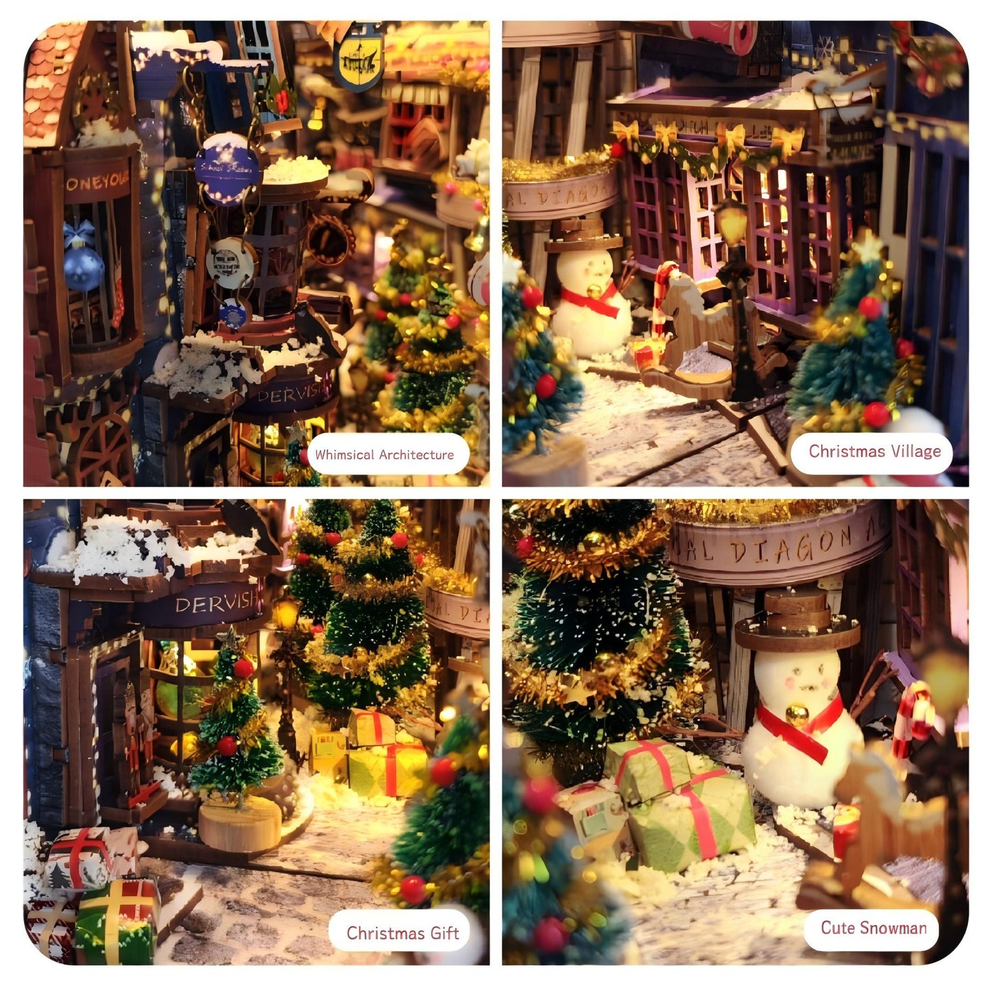 Snowy Moonlight Book Nook Kit