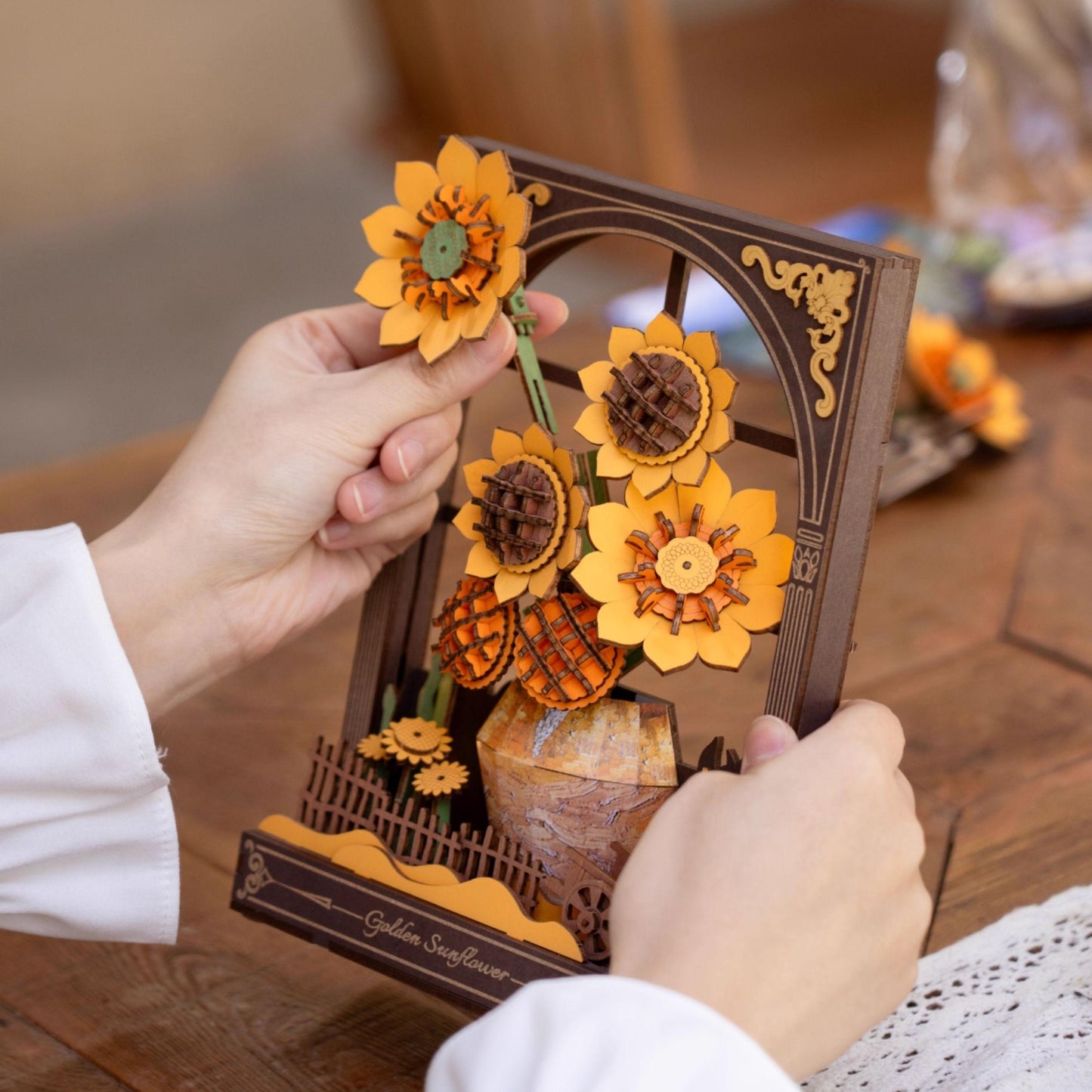 Wooden Sunflower Model Kit