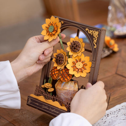 Wooden Sunflower Model Kit