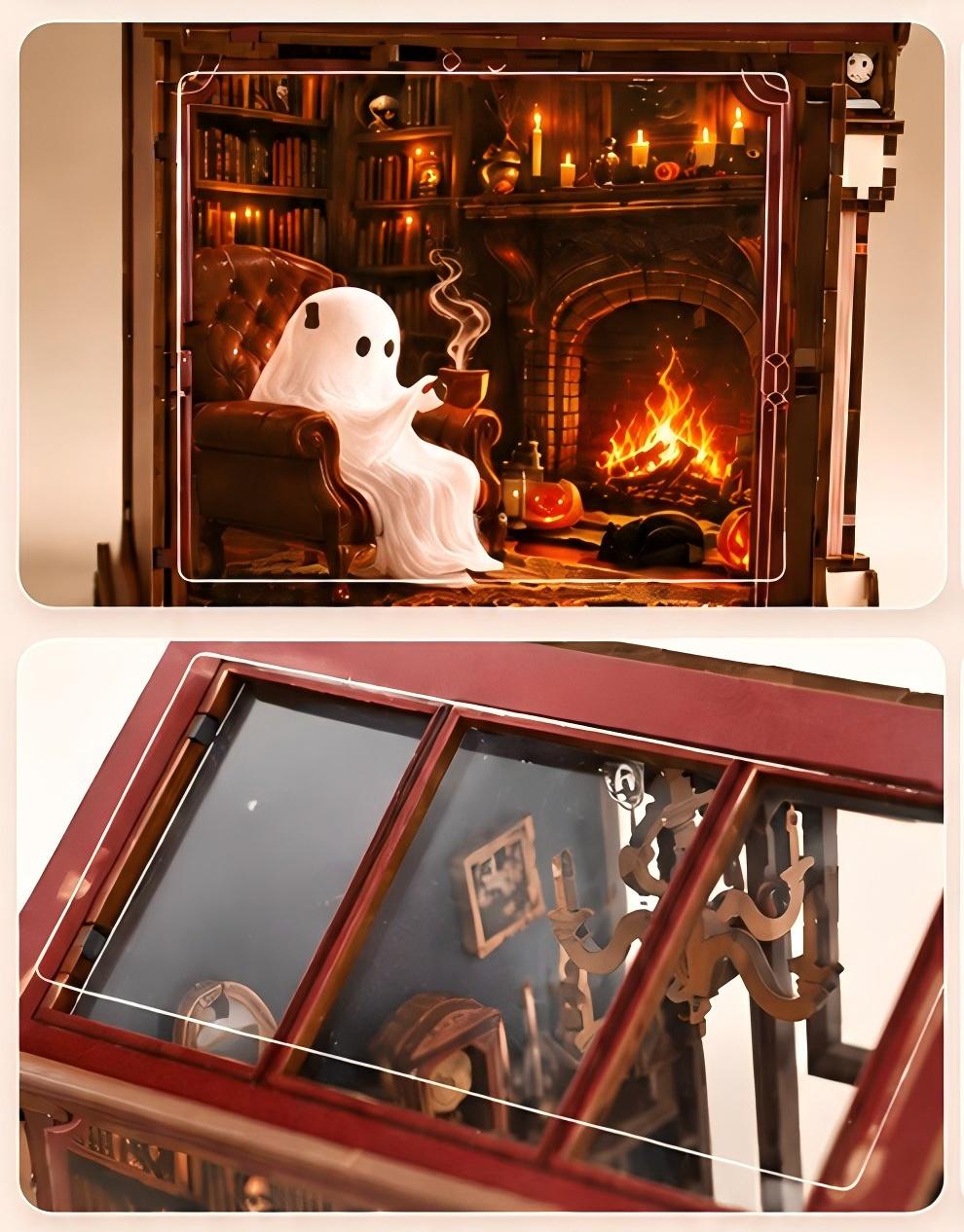 Ghost Library Book Nook Kit