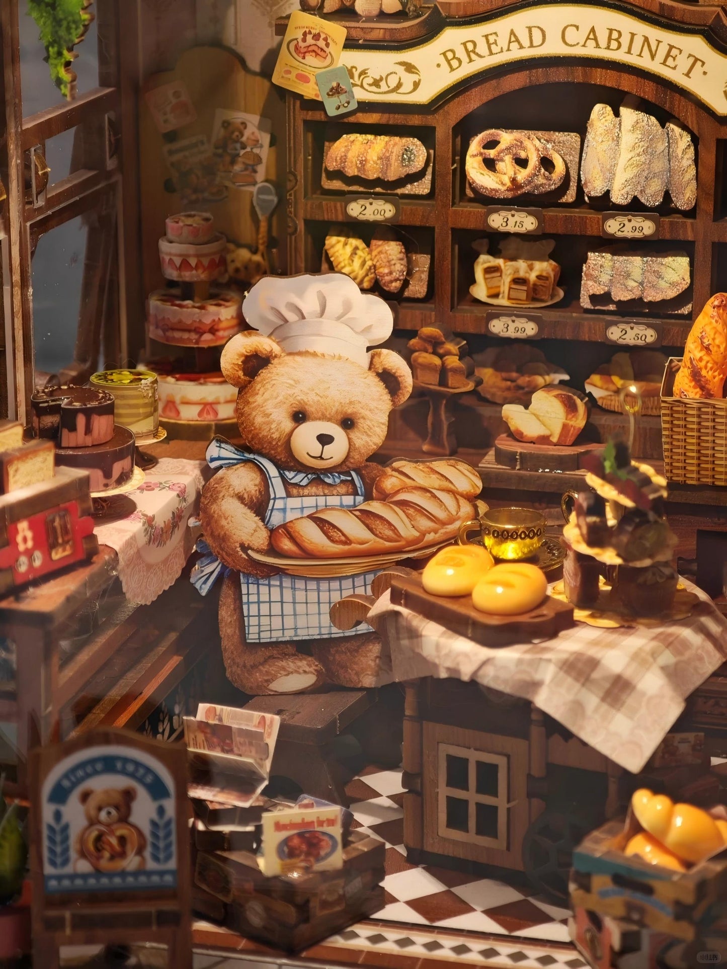 Bear Bakery Book Nook Kit