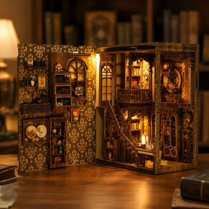 Ancient Book Collection Room Book Nook Kit