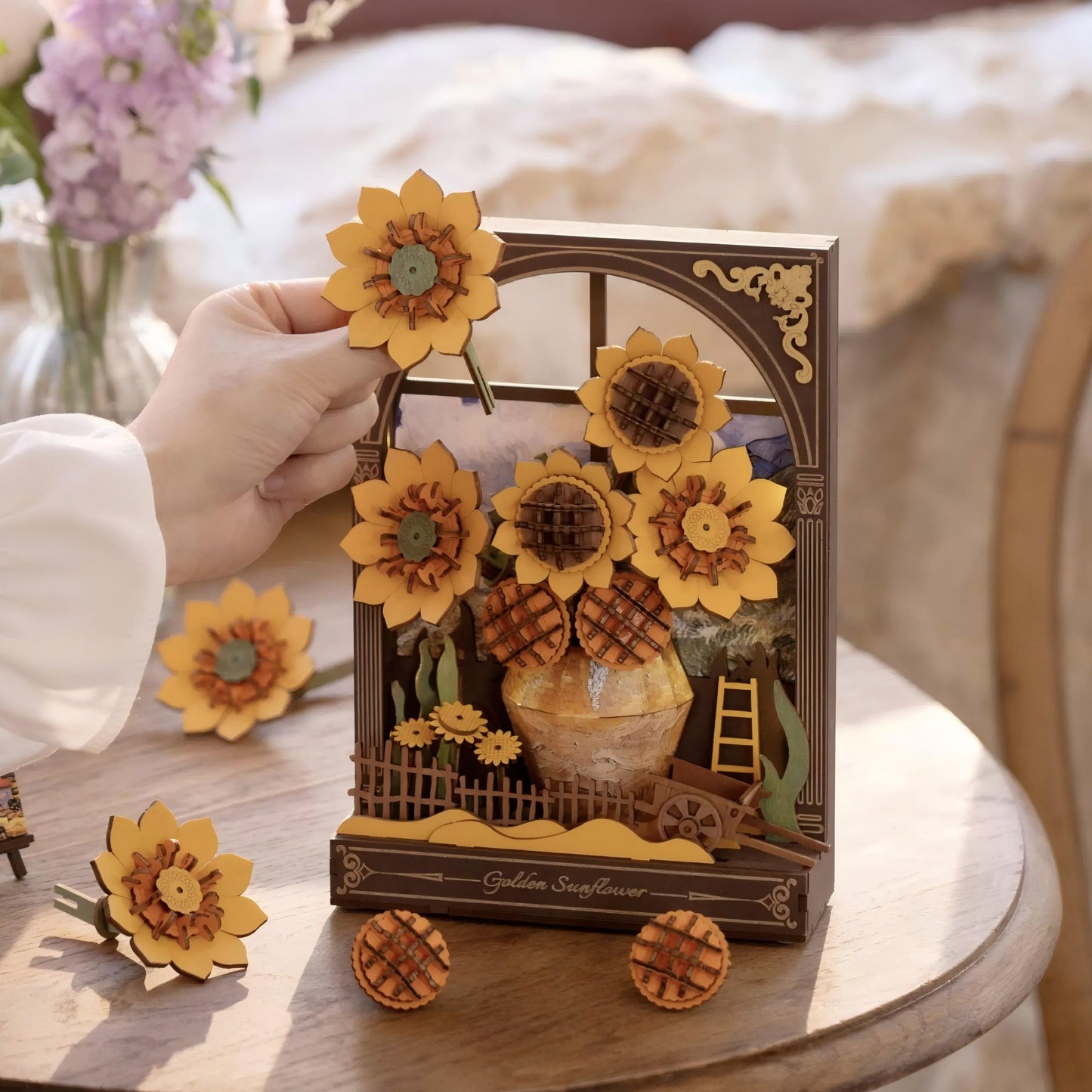 Wooden Sunflower Model Kit