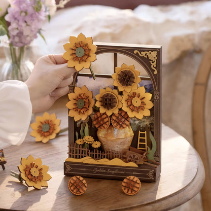 Wooden Sunflower Model Kit