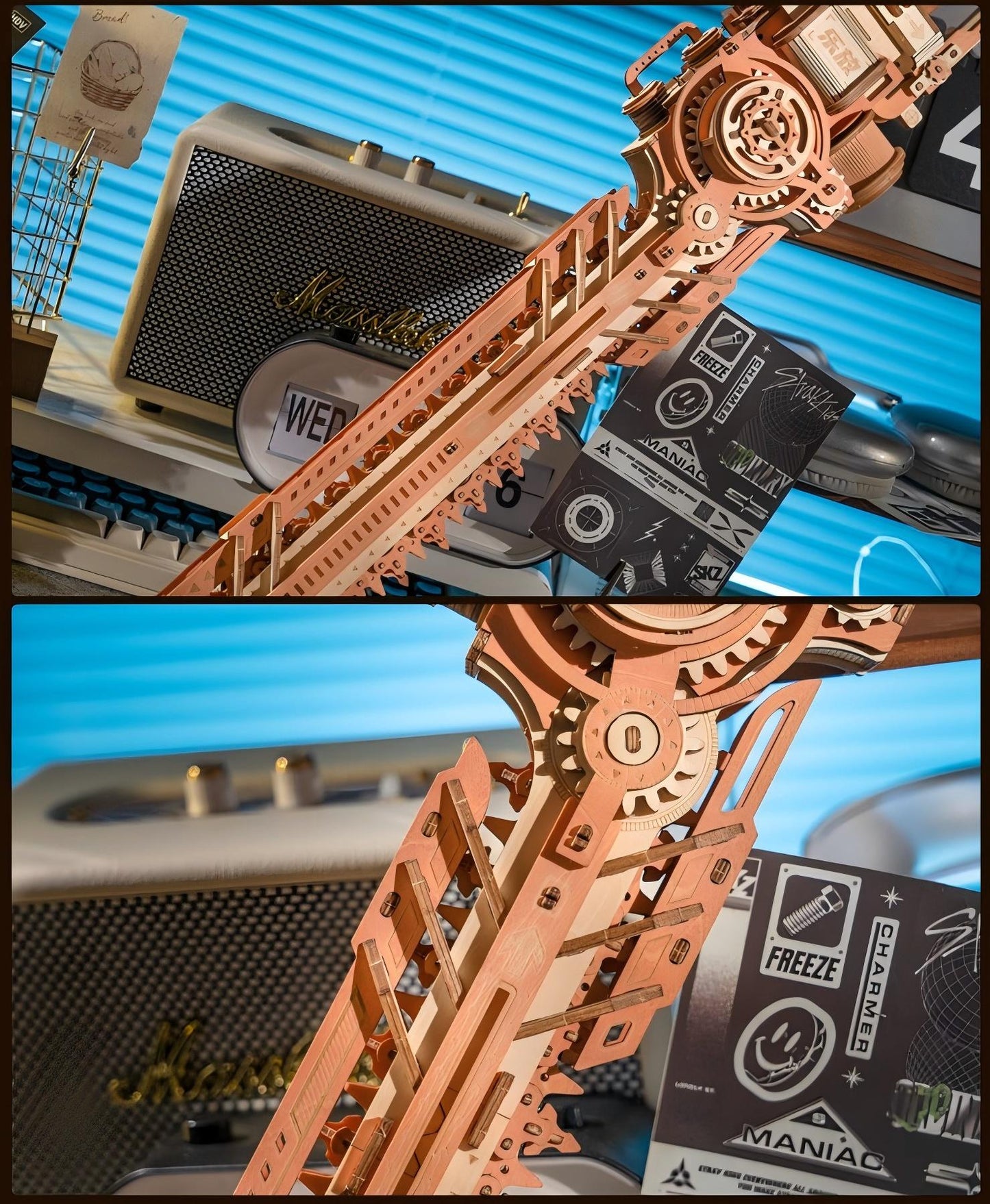 Steam Chainsaw Wooden Model Kit