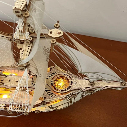 Fantasy Elf Ship Model Kit