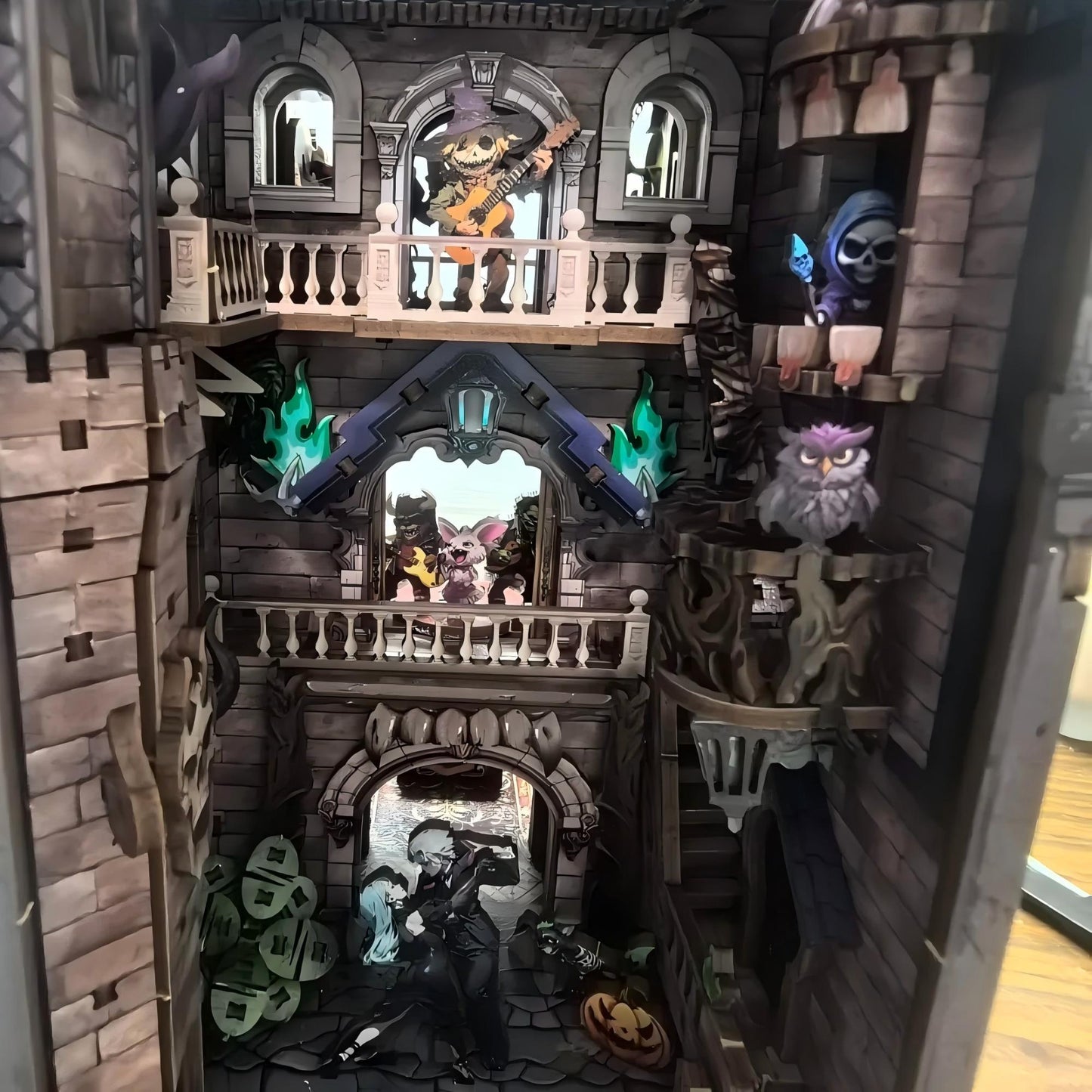 Monster Carnical Double-Sided Book Nook Kit
