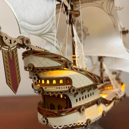 Fantasy Elf Ship Model Kit