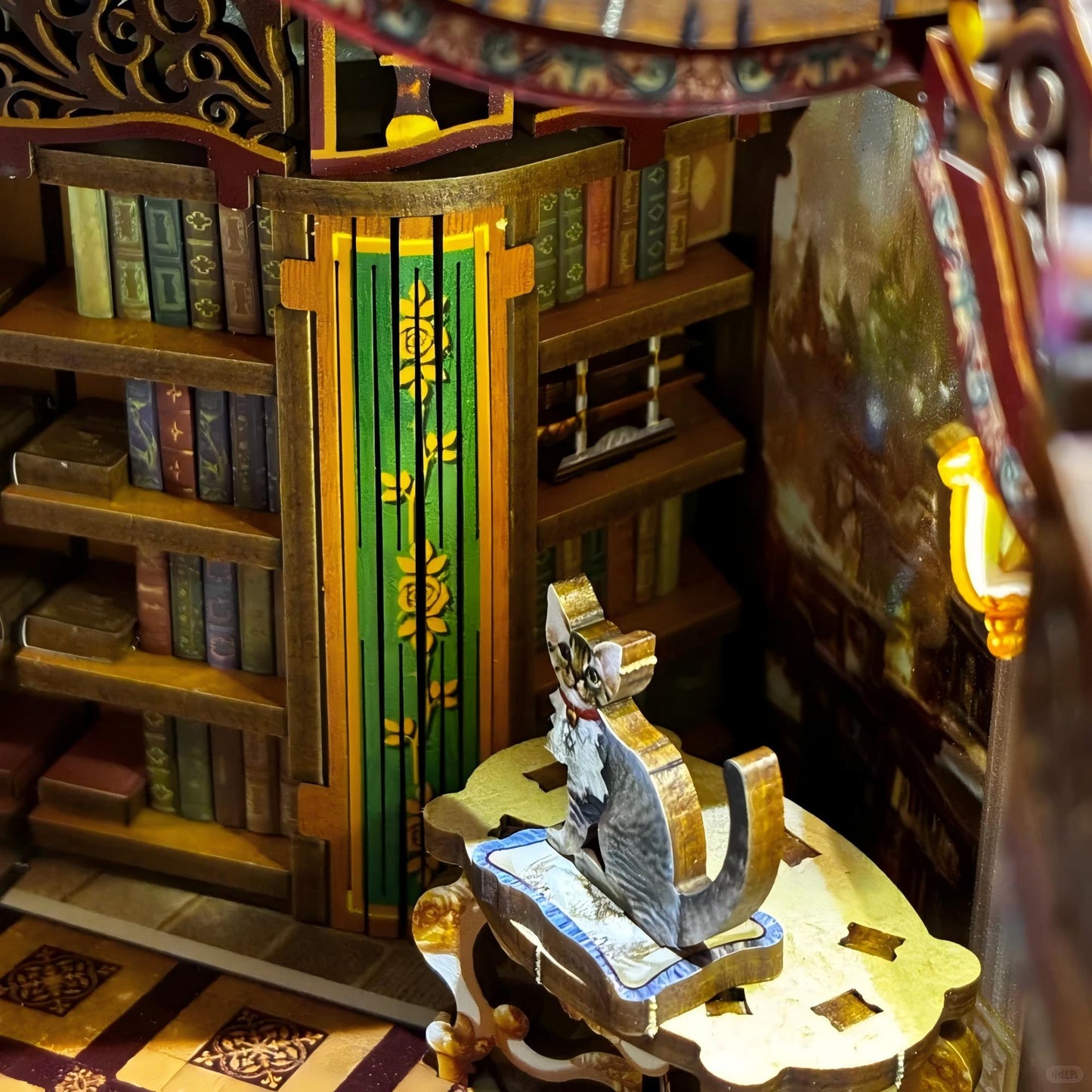 magical library Book Nook Kit