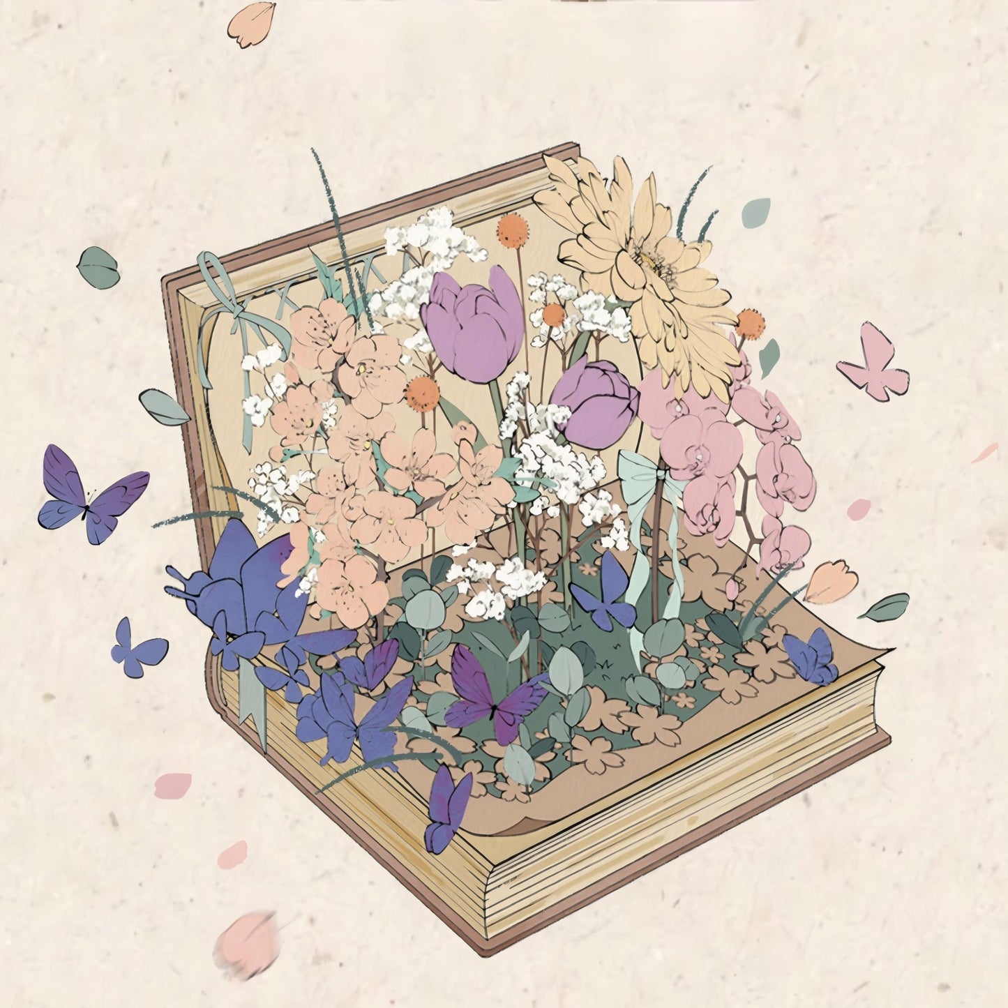 Wooden Blooming Book Kit