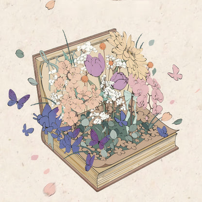 Wooden Blooming Book Kit