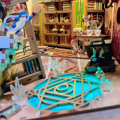 magical library Book Nook Kit