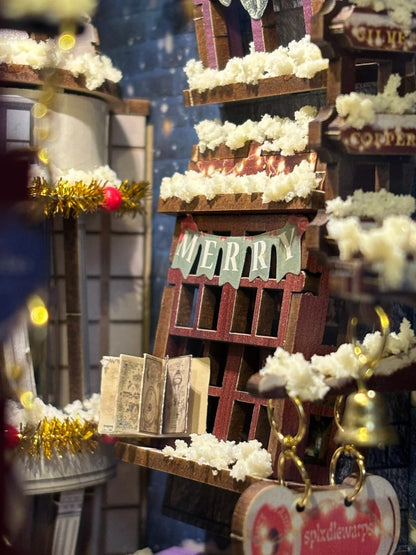 Snowy Moonlight Book Nook Kit