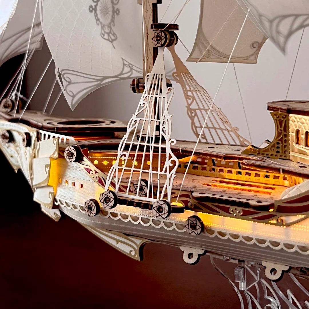 Fantasy Elf Ship Model Kit