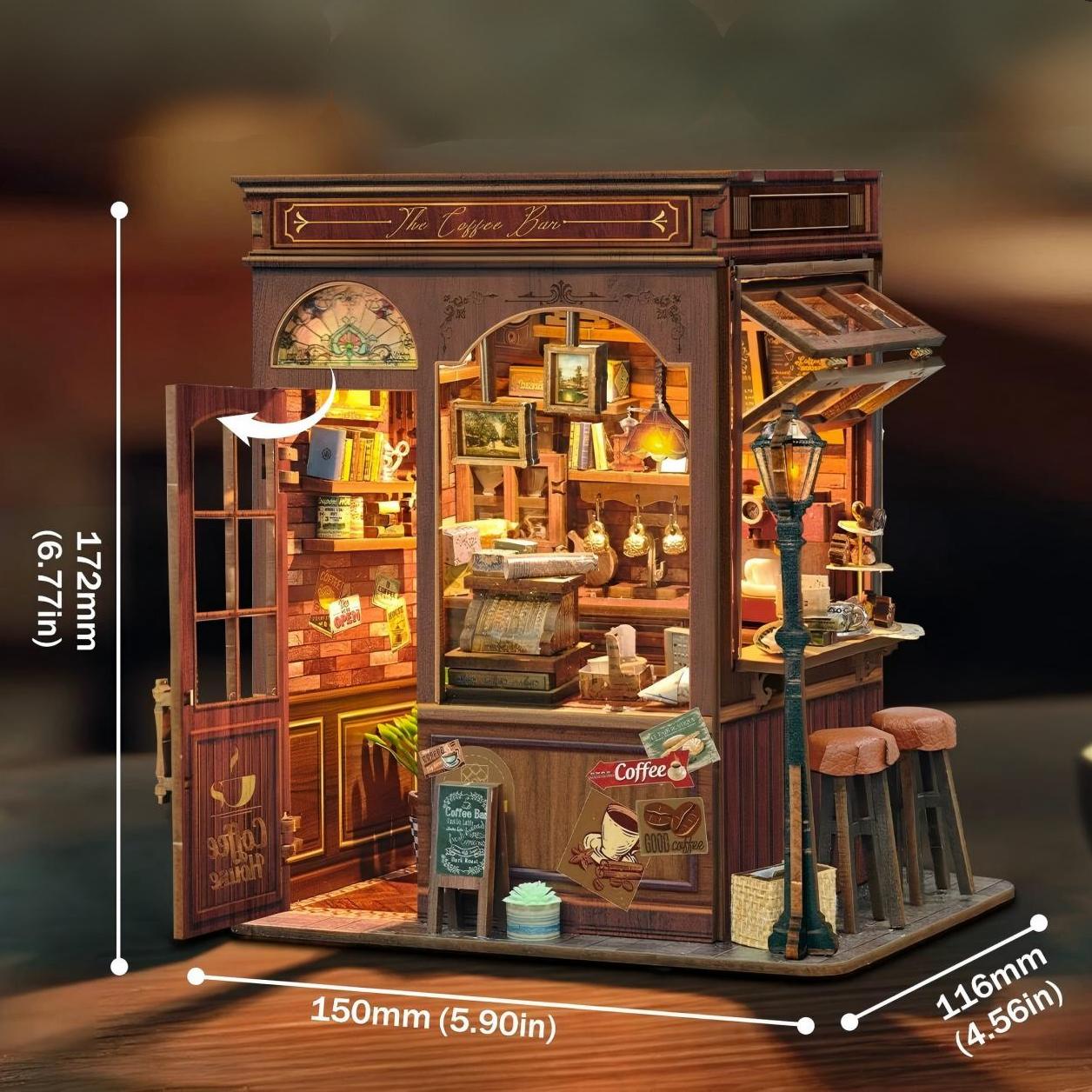 Morning Mist Cafe Book Nook Kit