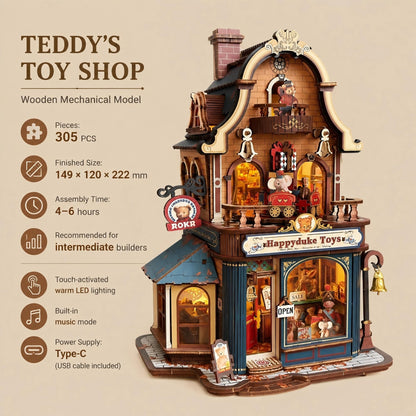 Teddy Toy Shop Mechanical Kit